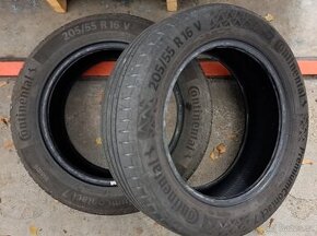 2x letní pneu Continental Premium 205/55 R16, rok 2023