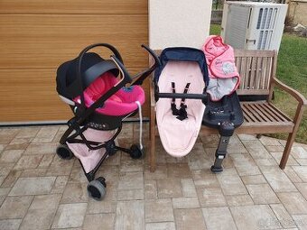 Autosedačka Cybex Aton M i-size+isofix+golfky quinny + fusak