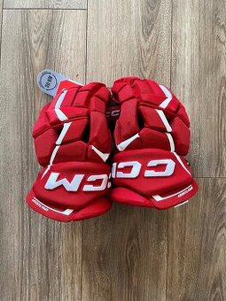 Hokejové rukavice CCM Jetspeed FT6 Pro - Red