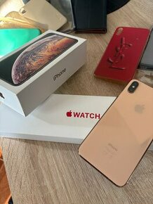 iPhone XS Max + Apple Watch 7 red - 1