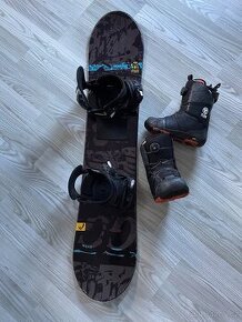 Snowboard Head 116 cm+boty BOA systém vel. 34-34,5