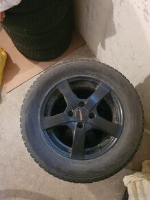 ALU disky 4x100; zimní pneu 185/65 R14