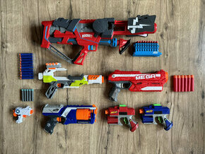 set dětských pistolí NERF