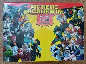 Manga Box My hero academy box 1-20 v angličtině