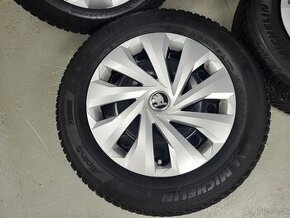 Originál 15" VW Škoda 5x100 zimní pneu 4,5-7mm - 1