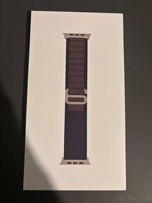 Řemínek Apple Watch 44/45/49 mm indigový a modrý Alpský tah