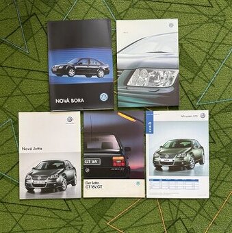 VW Bora, VW Eos, VW Fox, VW Jetta, VW Up prospekty