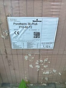 Pálené cihly porotherm 38profi - 1
