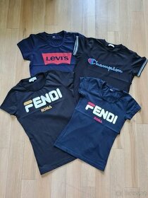 FENDI, CHAMPIONS, LEVI'S trika vel. S - 1