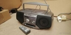 BOOMBOX, BLUETOOTH REPRODUKTORY, RÁDIO, CD, MAGNETOFON, USB