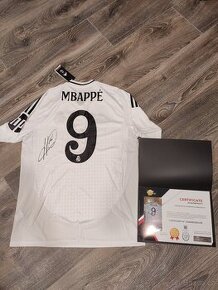 Podepsaný dres Mbappé Real Madrid s certifikátem pravosti