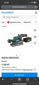 Vibrační bruska Makita DBO381Z (bez baterie)