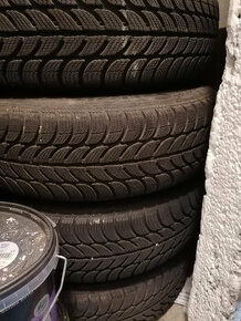 Pneumatiky 4ks 165/70 R 14  zimní + plechové disky