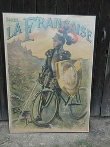 Originální cyklistický reklamní plakát "LA FRANCAISE" - 1