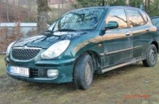 Daihatsu Sirion 4x4, 1,3 benzín,  75KW náhr. díly - 1