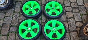 17" lité disky Škoda 195/40/17 5x100, 7x17",ET41 -zašlu 275. - 1