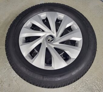 Originál 15" VW Škoda 5x100 zimní pneu 7-8mm