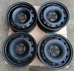 Plechové disky 15" 5X100 J6.0 ET43 Škoda VW,Seat Audi - 1