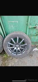 Alu kola Rial 5x112 R17 zimní pneu