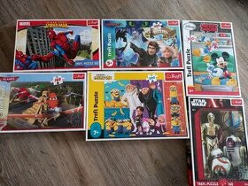 Puzzle Trefl Draci, Mickey Mouse a StarWars