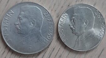 100 a 50 Kčs 1949 Stalin