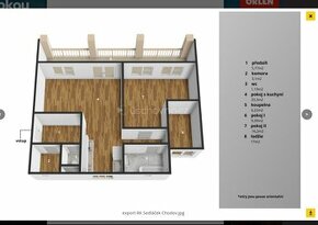 Pronájem bytu 3+1 v Chodově 80m2