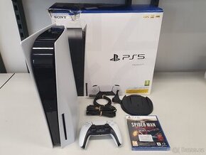 Sony PlayStation 5 825GB s mechanikou + Spider-Man Miles Mo