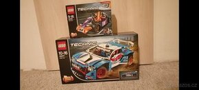 Lego technic Rally car 42077 a lego technic Race car 42048