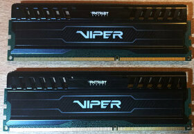 DDR3 DIMM 8GB - 2x4GB pár, 1600MHz, 1,5V, CL9 Patriot Viper3