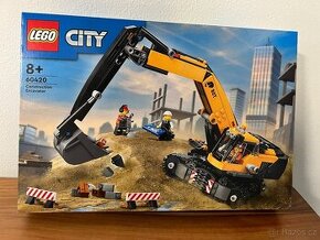 LEGO City 60420 Žlutý bagr - nový, nerozbalený