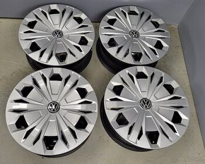 Originál 17" VW Škoda 5x112 Kodiaq Tiguan Tarraco +Poklice