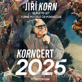 2 vstupenky na koncert Jiřího Korna 20.ledna, 19:30 Praha