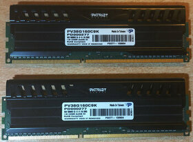 DDR3 DIMM 8GB - 2x4GB pár, 1600MHz, 1,5V, CL9 Crucial