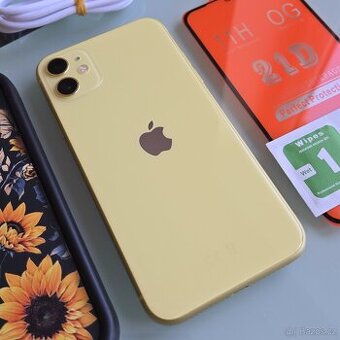 𝗶𝗣𝗵𝗼𝗻𝗲 𝟭𝟭, Yellow, 64GB