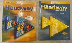 New Headway Students book plus Workbook (dvě učebnice)