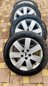 Orig. alu disky Ford Mondeo+letní pneu Vredestein 205/55 R16