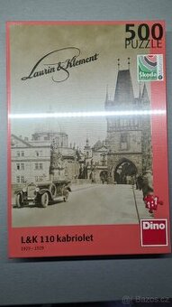 Puzzle Praha Laurin a Klement 110 kabriolet