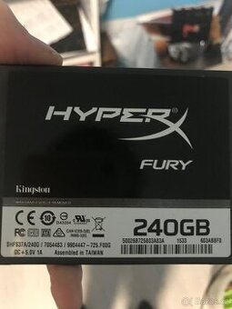 Kingston HyperX FURY SSD 240GB, SHFS37A/240G