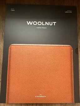 Woolnut kožené Sleeve pouzdro pro 14" MacBook Pro hnědé - 1