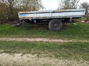 Vlečka za traktor 3 straná sklopka. Vlek za traktor