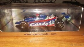 F1 Tyrrell 010 #43 Mike Thackwell 1980 Spark S1885 1:43