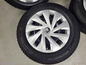 Originál 15" VW Škoda 5x100 zimní pneu 4,5-7mm