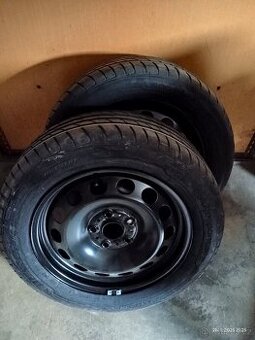 2x letní kolo 205/55 R16 Dunlop Sport Bluresponse škoda vw