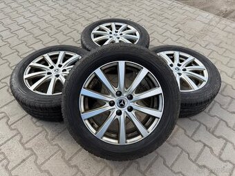 4x al kola 5x112 17 + pneu letní 225/55 R17C - 1