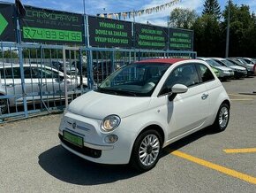 ► FIAT 500 C 1,2 LOUNGE  - 51 kW - TOP KM, TOP STAV ◄