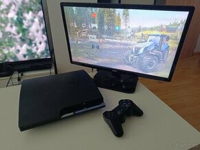 PS3 Slim 160GB + Farming Simulator 15 hra / PlayStation 3