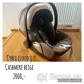 Cybex cloud Q+ fusak Cashmere beige