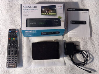 Set-Top Box DVB-T2 Sencor SDB 524T/ i se záručákem