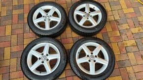 Alu VW R16 5x112 se zimními pneu (9)