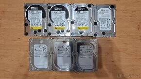 HDD Western a Seagate celkem 7 položek